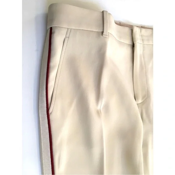 Gucci NWT Grosgrain-Trimmed Bootcut Pants. - Picture 5 of 7